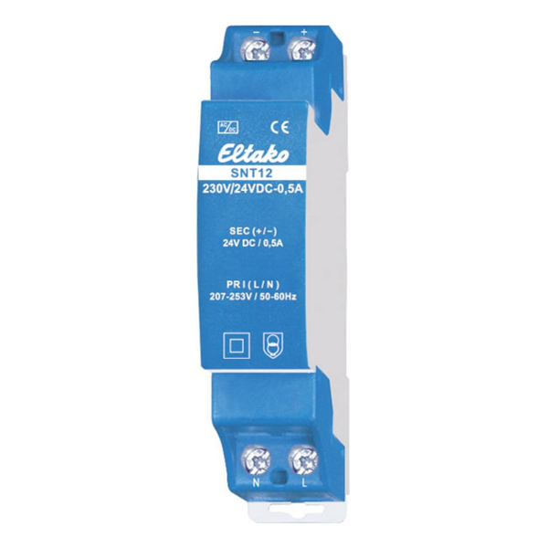 Eltako SNT12-230V/24VDC-0,5A Hutschienen-Netzteil (DIN-Rail) 0.5 A 12 W 1 x