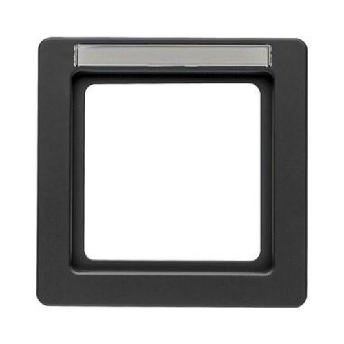 Berker 10116016 Rahmen 1Fach mit Beschriftungsfeld Q.1 Anthrazit, Samt Berker 10116016 Rahmen 1Fach mit Beschriftungsfeld Q.1 Anthrazit, Samt