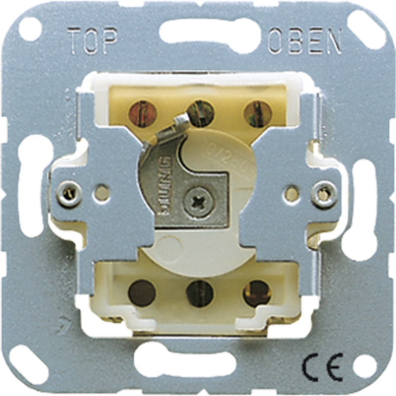 JUNG CD106.18WU Schlüsselschalter mit Demontageschutz