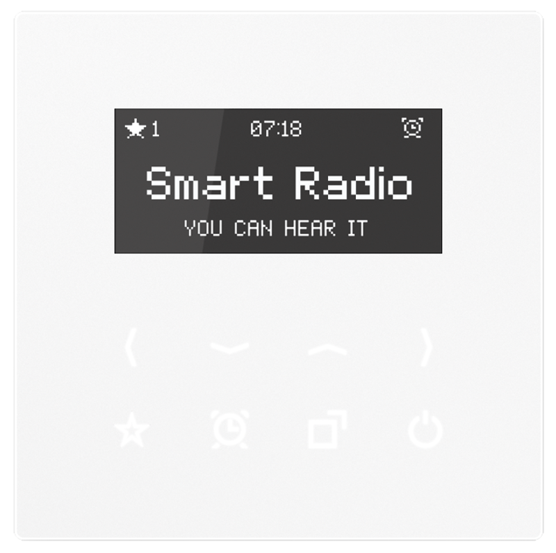 JUNG RADLS908WW Smart Radio Alpinweiß