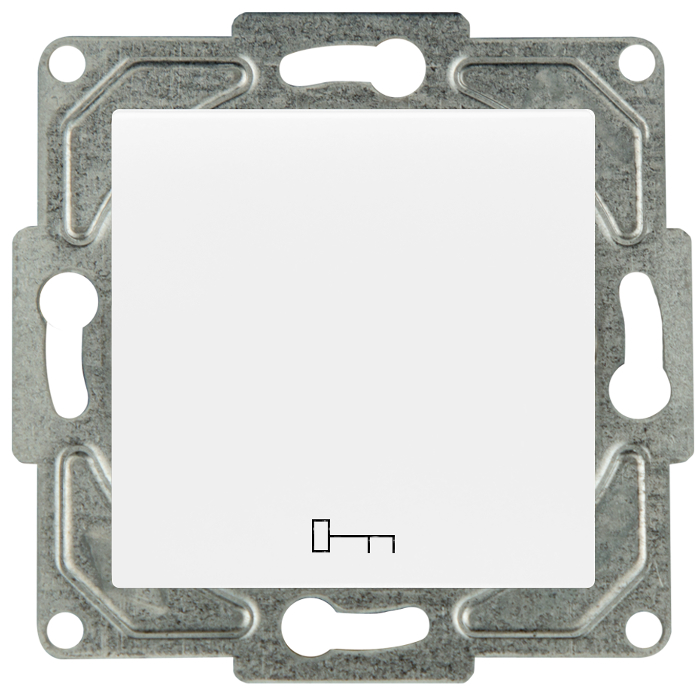 Ambiente Taster mit Symbol "Schlüssel" Reinweiß
