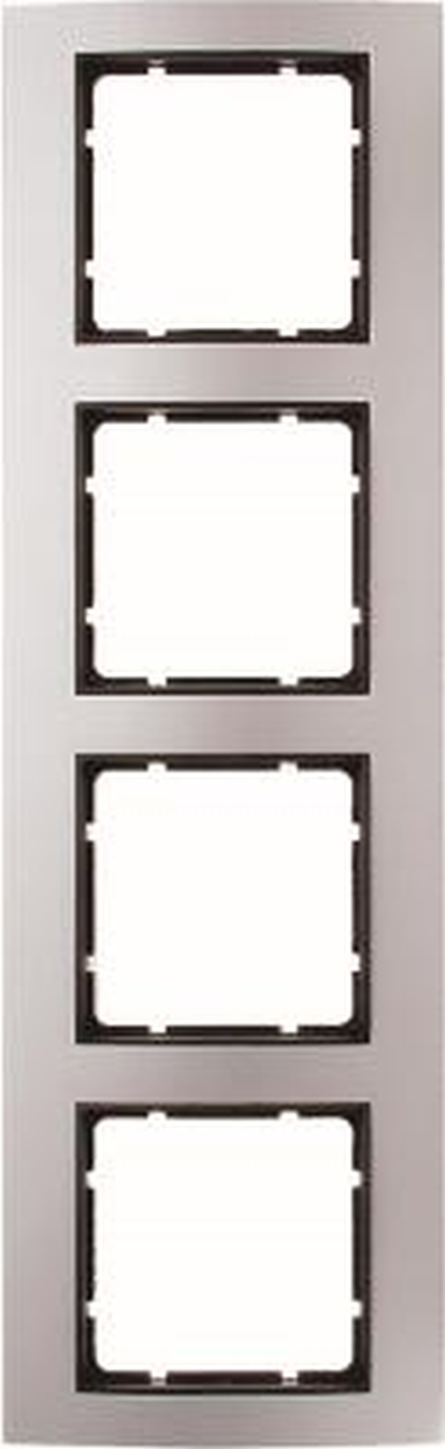 Berker 10143004 Rahmen 4Fach B.3 Alu/Anthrazit Berker 10143004 Rahmen 4Fach B.3 Alu/Anthrazit