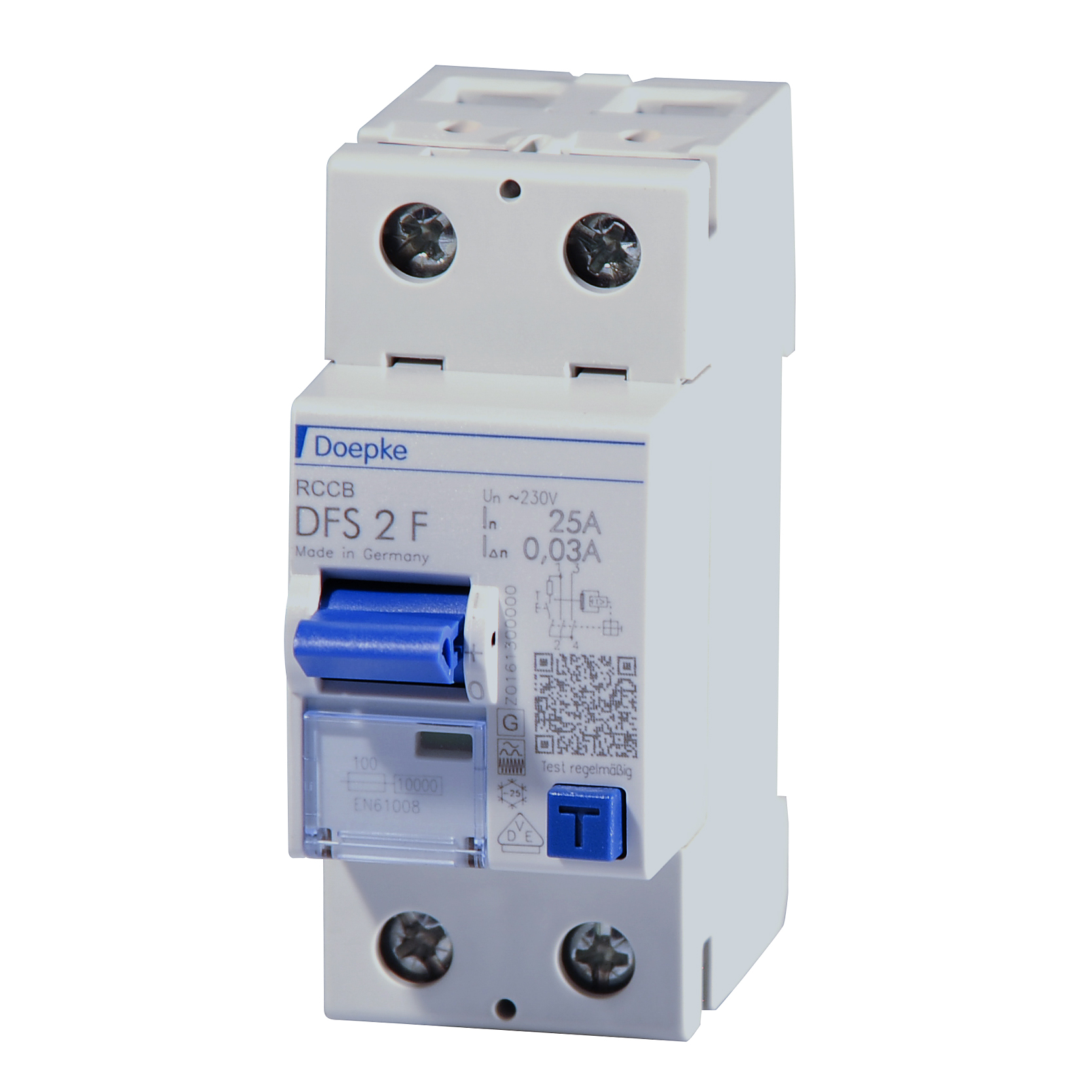 Doepke 9124601 FI-Schutzschalter DFS2 025-2/0,03-A-2Polig Doepke 9124601 FI-Schutzschalter DFS2 025-2/0,03-A-2Polig
