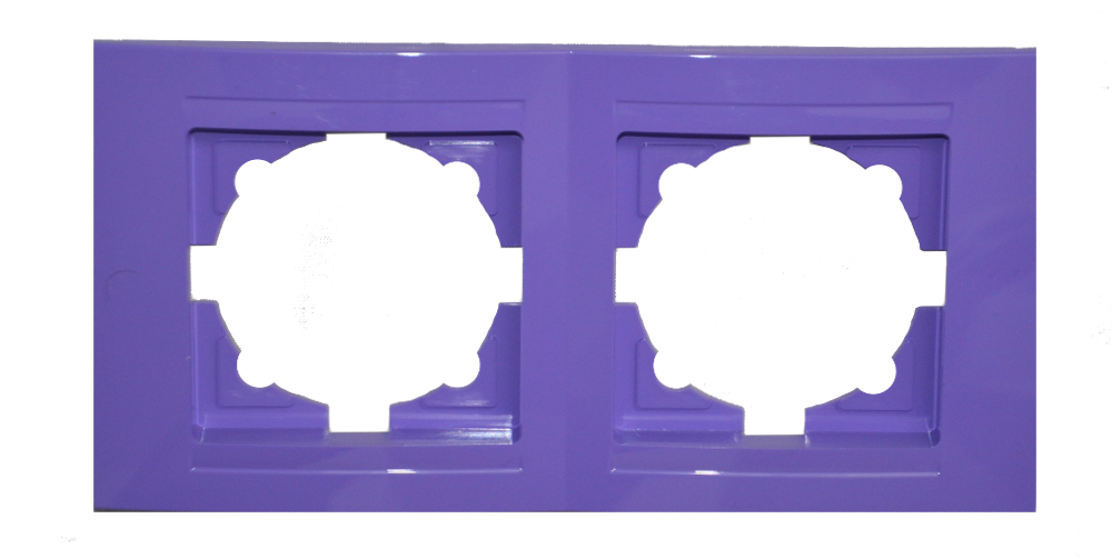 Moderna 2-Fach Abdeckrahmen Lila Moderna 2-Fach Abdeckrahmen Lila
