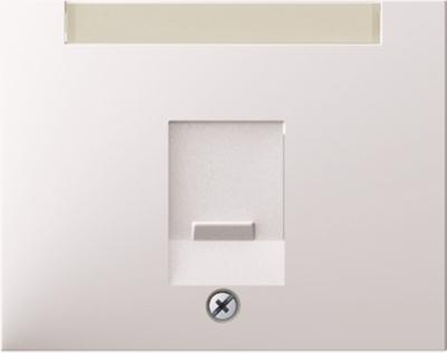 Berker 11707009 Z.-Stk. mit Staubschutzschieber und Beschriftungsfeld K.1 Polarweiß, Glänzend Berker 11707009 Z.-Stk. mit Staubschutzschieber und Beschriftungsfeld K.1 Polarweiß, Glänzend
