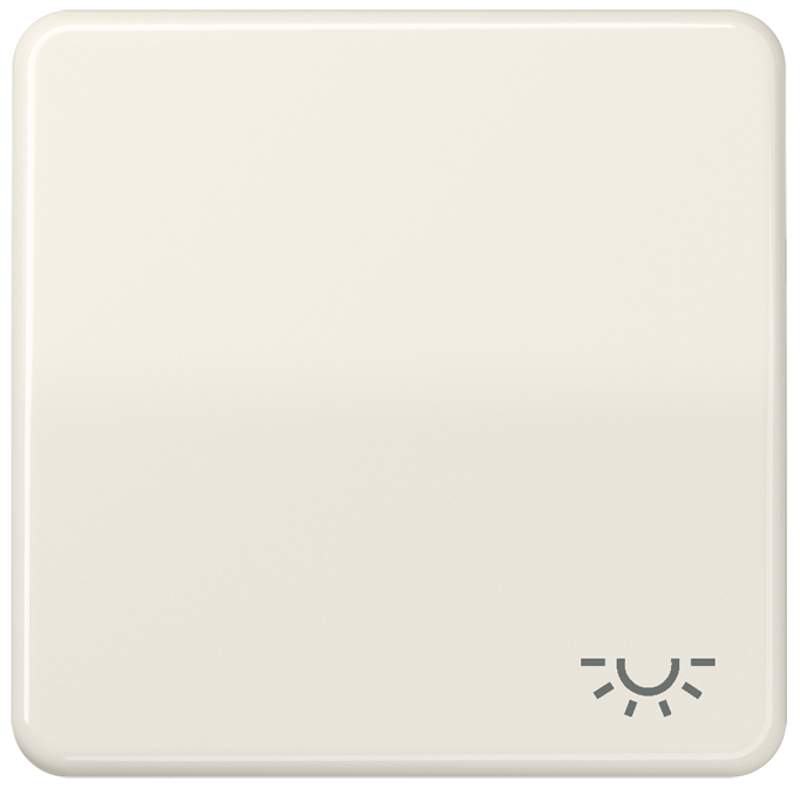 JUNG CD590L Wippe mit Symbol "Licht"
 Cremeweiß JUNG CD590L Wippe mit Symbol "Licht"
 Cremeweiß