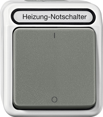 Merten MEG3643-8029 Heizungs-Notschalter 3-Polig Lichtgrau