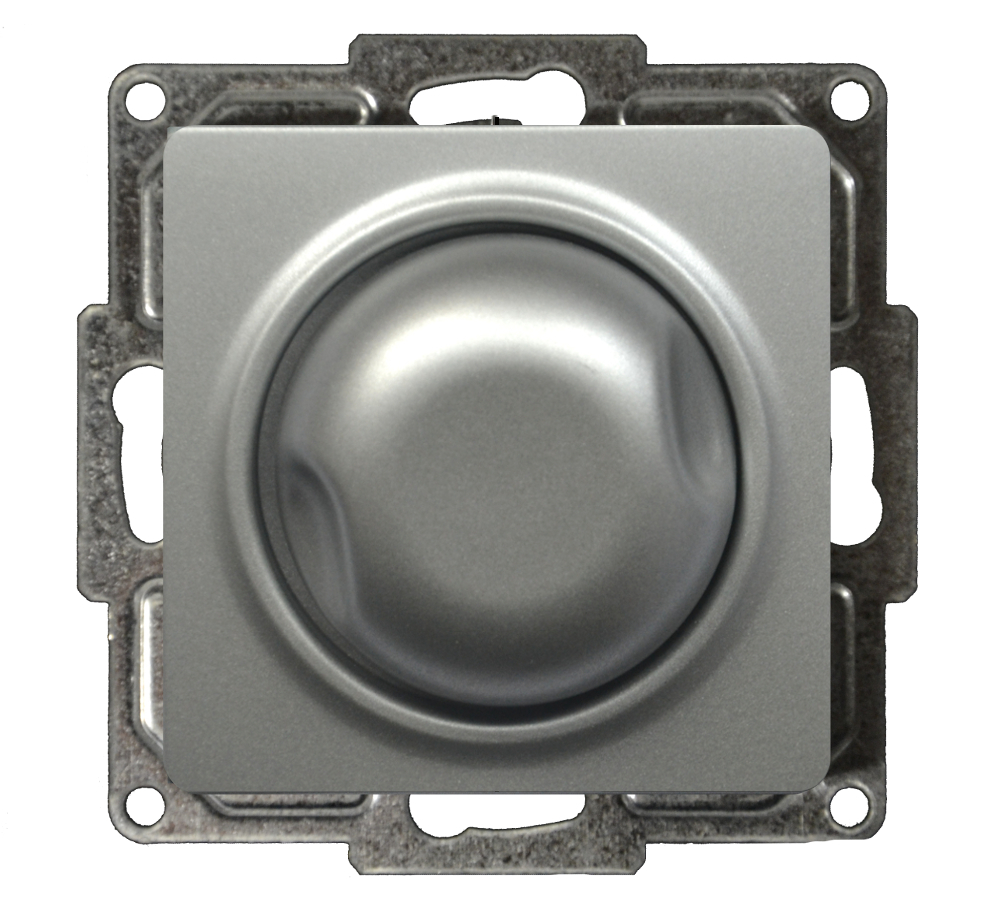 Moderna Druck-Wechsel-Dimmer 60-600W Silber Moderna Druck-Wechsel-Dimmer 60-600W Silber