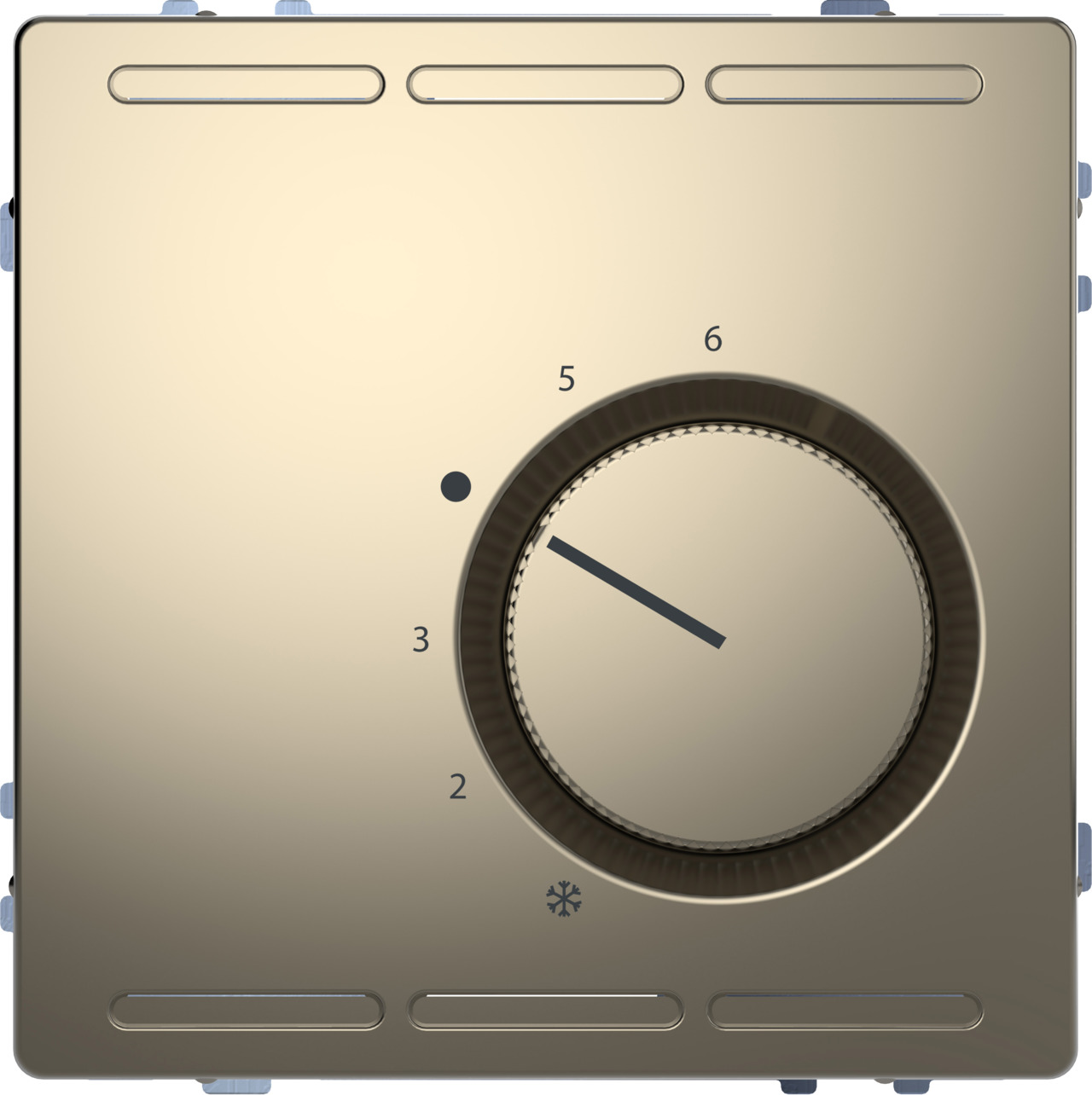 Merten MEG5762-6050 Raumtemperaturregler Wechsler 230V  Nickelmetallic Merten MEG5762-6050 Raumtemperaturregler Wechsler 230V  Nickelmetallic