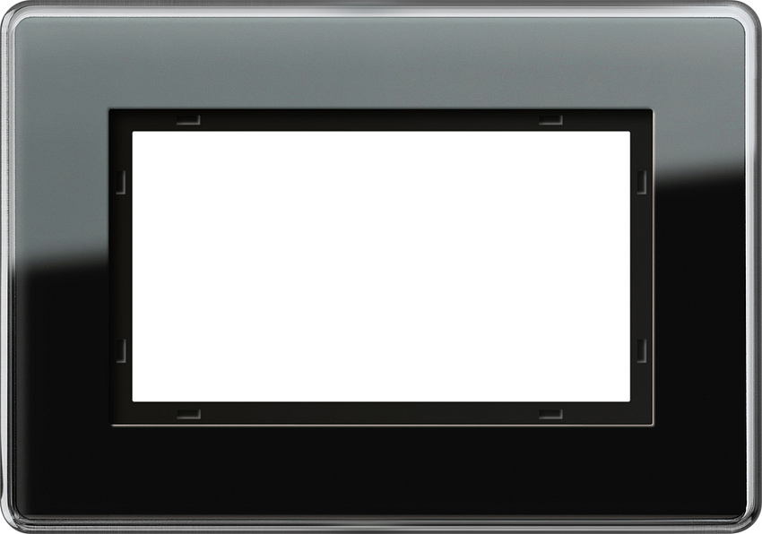 GIRA 1001505 Rahmen 1.5-Fach Esprit Glas C Schwarz GIRA 1001505 Rahmen 1.5-Fach Esprit Glas C Schwarz