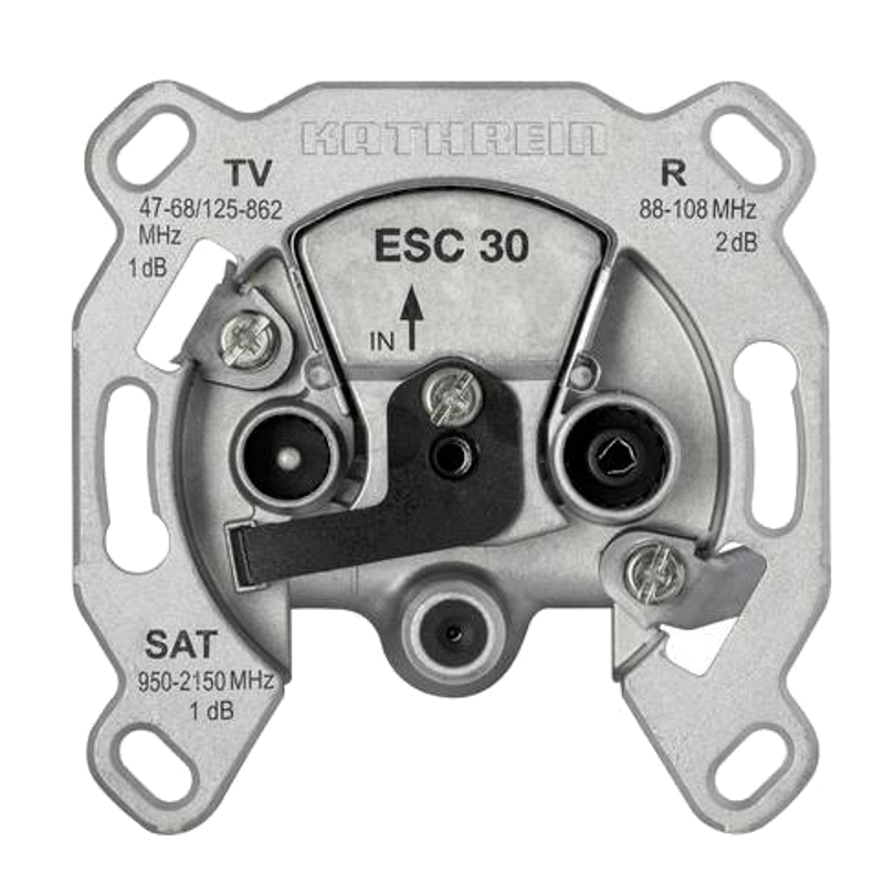 KATHREIN ESC30 TV-Radio-SAT Einzelanschlussdose