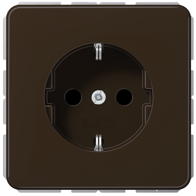 JUNG CD1520BR Steckdosen-Einsatz Braun JUNG CD1520BR Steckdosen-Einsatz Braun