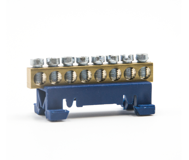Verteilerklemme N-K8 Null-Leiterklemme 8-Polig N-Blau Verteilerklemme N-K8 Null-Leiterklemme 8-Polig N-Blau