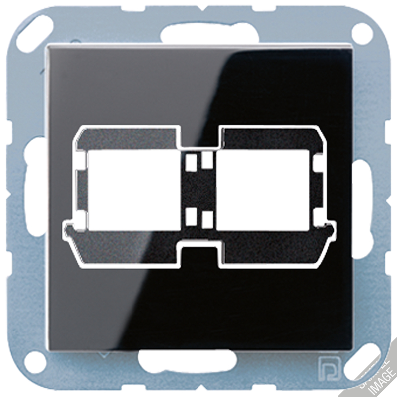 JUNG A569-21ACSSW Abdeckung für Dosen-Anschlussmodul Schwarz