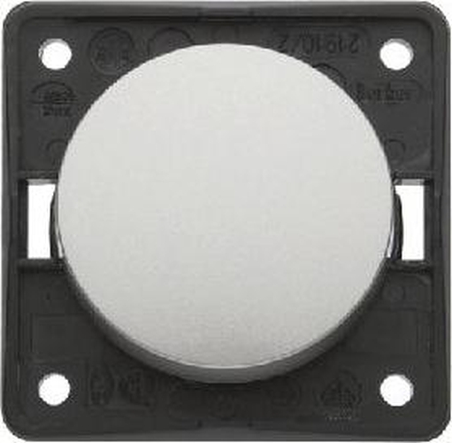 Berker 936522524 Ausschalter 2-polig mit Aufdruck "0", Integro Flow/Pure, Edelstahl M., Lackiert