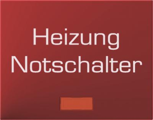 Berker 14887115 Wippe mit roter Linse und Aufdruck 'Heizung' K.1/K.5 Rot, Glänzend Berker 14887115 Wippe mit roter Linse und Aufdruck 'Heizung' K.1/K.5 Rot, Glänzend