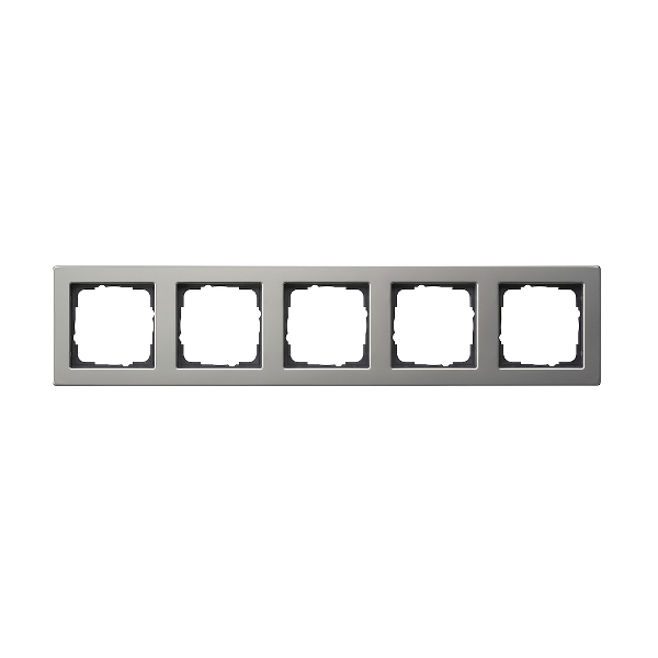 Gira 021533 Rahmen 5-Fach E2 Edelstahl Gira 021533 Rahmen 5-Fach E2 Edelstahl