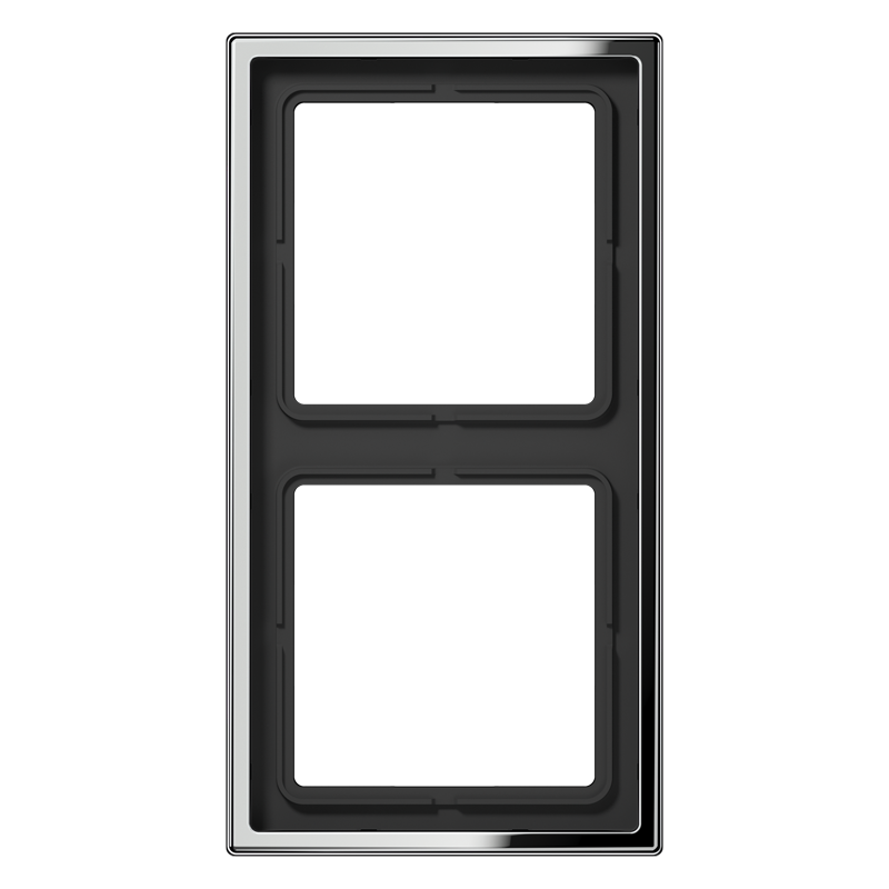 JUNG GCR2982 Rahmen 2-Fach LS-Serie Glanz-Chrom JUNG GCR2982 Rahmen 2-Fach LS-Serie Glanz-Chrom