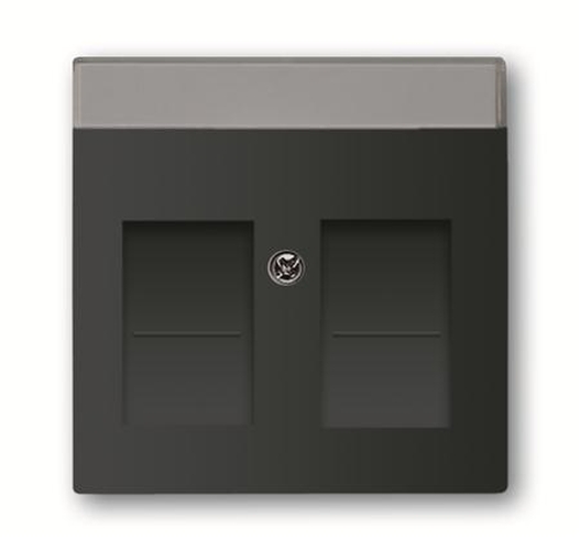 Busch-Jaeger 1800-885 Abdeckung Modular-Jack Schwarz-Matt Busch-Jaeger 1800-885 Abdeckung Modular-Jack Schwarz-Matt