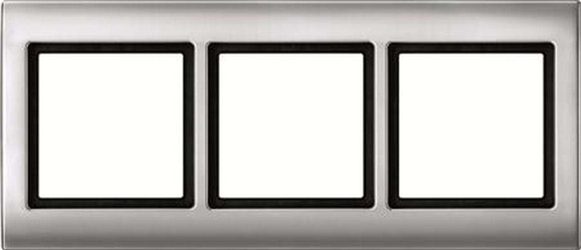 Merten 400360 Rahmen 3-Fach Aquadesign Aluminium Merten 400360 Rahmen 3-Fach Aquadesign Aluminium