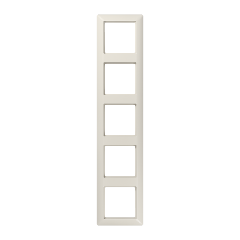 JUNG AS585 Rahmen 5-Fach Cremeweiß