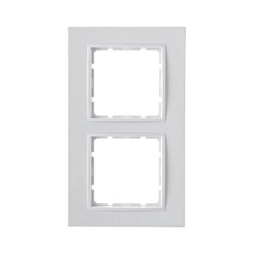 Berker 10126919 Rahmen 2Fach B.7 Polarweiß, Matt Berker 10126919 Rahmen 2Fach B.7 Polarweiß, Matt