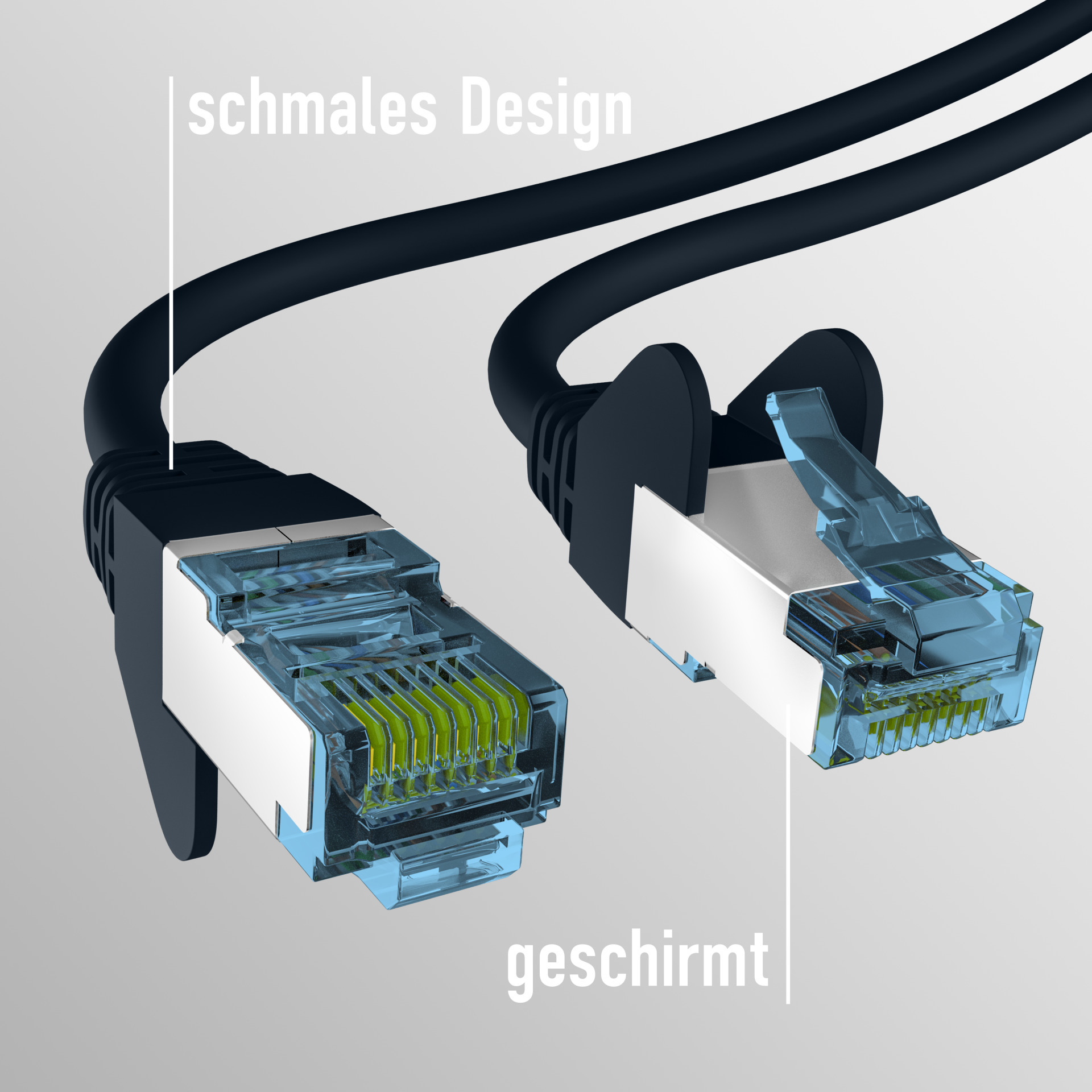 Patchkabel CAT.7  S-FTP/PIMF Schwarz 50m