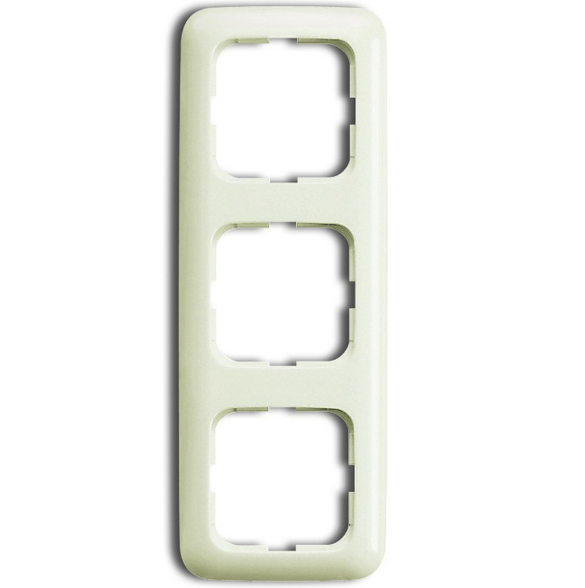 Busch-Jaeger 2513-212 Rahmen 3-Fach Duro 2000 SI Cremeweiß Busch-Jaeger 2513-212 Rahmen 3-Fach Duro 2000 SI Cremeweiß