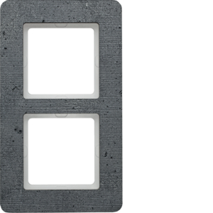 Berker 10126020 Rahmen 2Fach, Q.7, Beton strukturiert Berker 10126020 Rahmen 2Fach, Q.7, Beton strukturiert