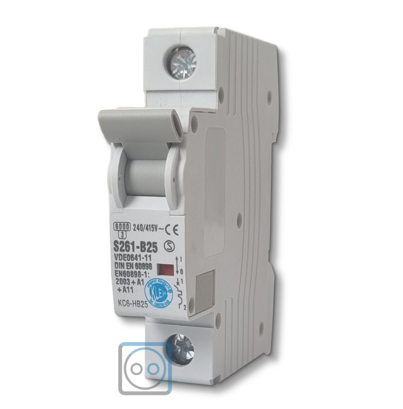 Klein Leitungsschutzschalter 1-Polig B25A 6kA Klein Leitungsschutzschalter 1-Polig B25A 6kA