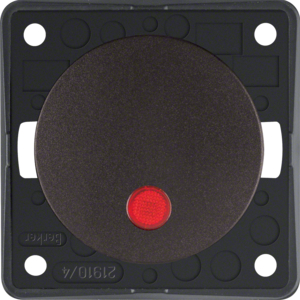 Berker 937622531 Kontroll-Aussch. 2-polig, Aufdr. "0", 12 V, rote Linse, LED, Flow/Pure, Braun M. Berker 937622531 Kontroll-Aussch. 2-polig, Aufdr. "0", 12 V, rote Linse, LED, Flow/Pure, Braun M.