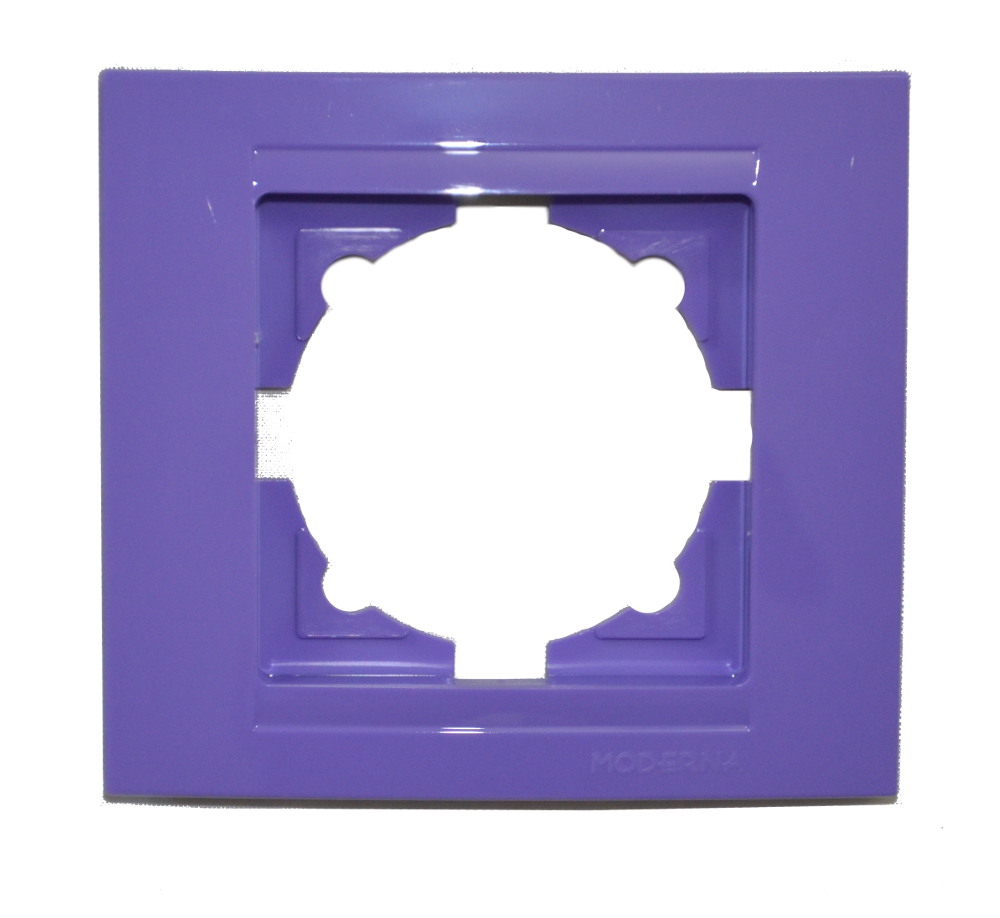 Moderna 1-Fach Abdeckrahmen Lila Moderna 1-Fach Abdeckrahmen Lila