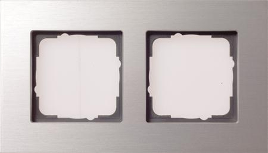 GIRA 021217 Rahmen 2-Fach Esprit Aluminium GIRA 021217 Rahmen 2-Fach Esprit Aluminium