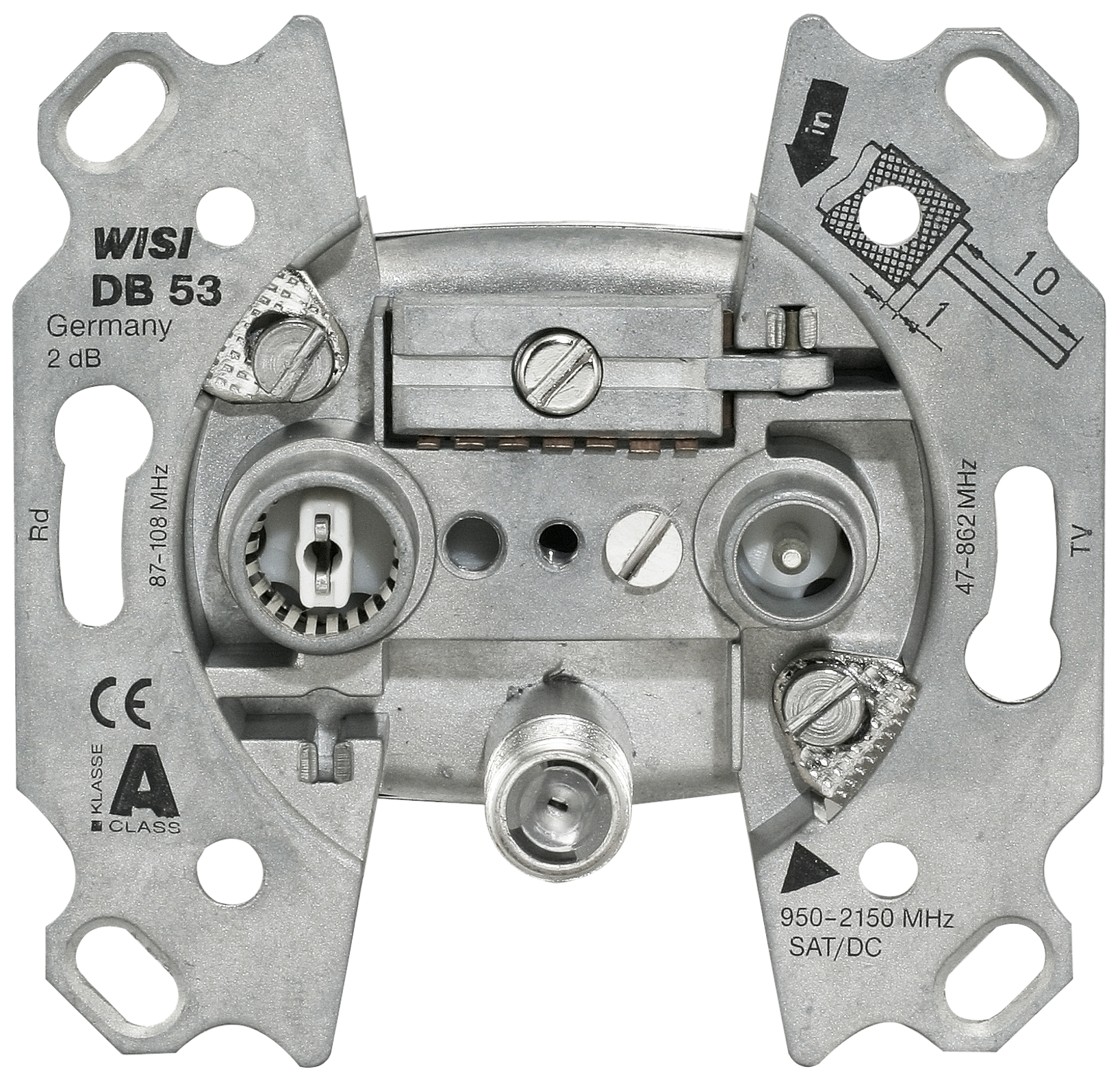 WISI DB53  TV-Radio-SAT Stichleitungsdose