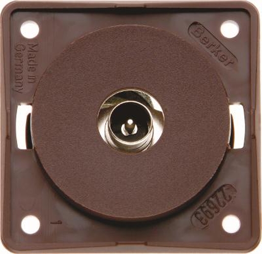 Berker 945112511 Antennen-Verbinderdose TV, Integro Modul-Einsätze, Braun Matt Berker 945112511 Antennen-Verbinderdose TV, Integro Modul-Einsätze, Braun Matt