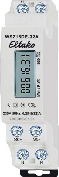 Eltako WSZ15DE-32A Wechselstromzähler 32A ohne Zulassung