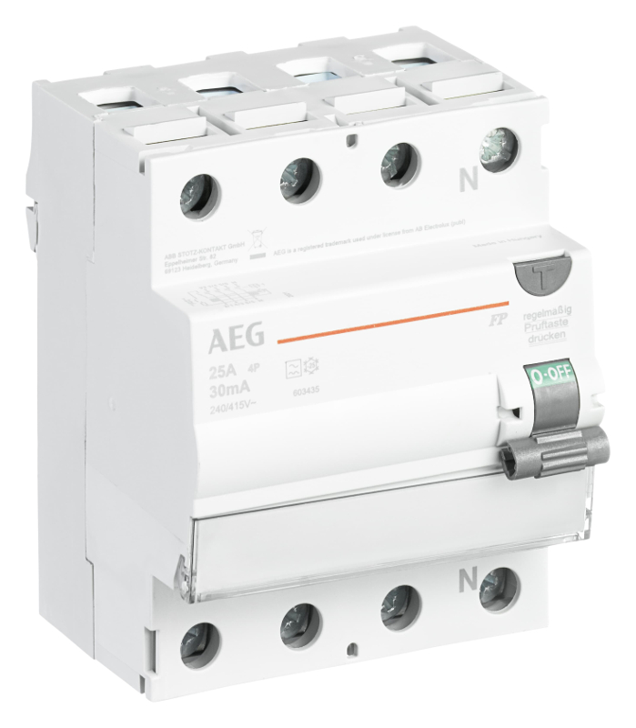 AEG FI-Schutzschalter 4Polig 40A 30mA AEG FI-Schutzschalter 4Polig 40A 30mA