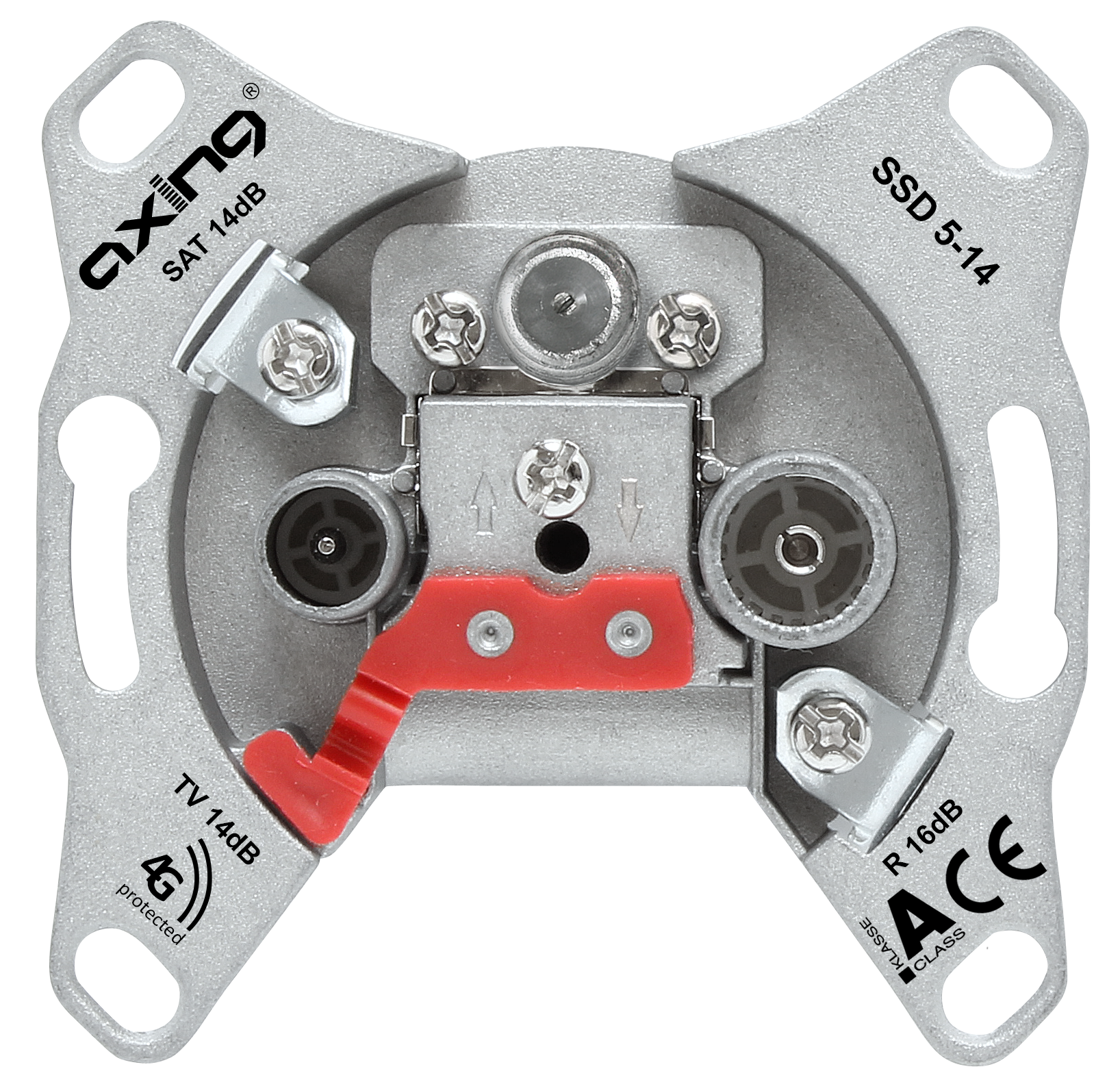AXING SSD5-14 TV-RADIO-SAT Durchgangsdose
