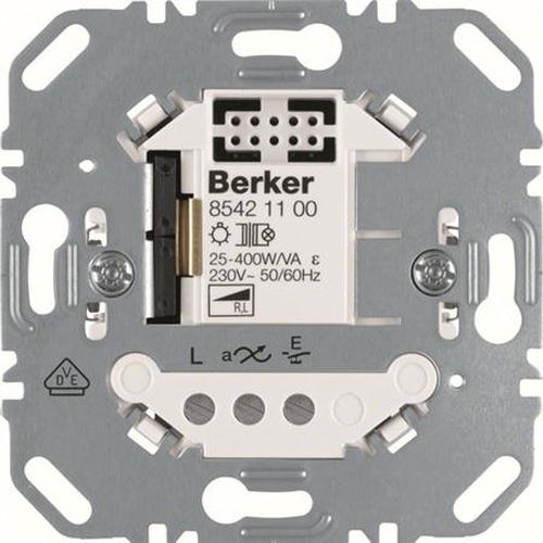Berker 85421100 Einsätz Tastdimmer 1fach (R, L) 2-Draht Berker 85421100 Einsätz Tastdimmer 1fach (R, L) 2-Draht