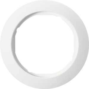 Berker 138209 Rahmen 1Fach f. Zentralstück mit Ausschnitt Ø 58mm Serie 1930 Polarweiß,Glänzend Berker 138209 Rahmen 1Fach f. Zentralstück mit Ausschnitt Ø 58mm Serie 1930 Polarweiß,Glänzend