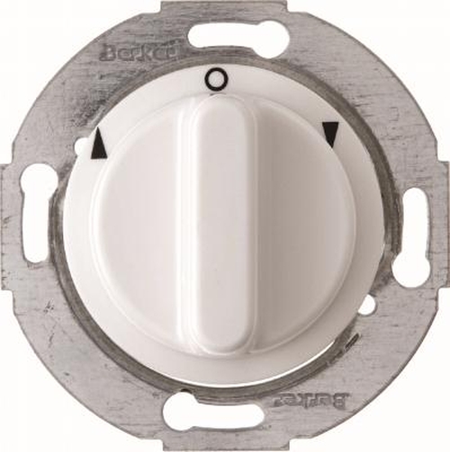 Berker 3812 Jalousie-Drehschalter m. Z.-Stk. u. Drehkn. 1930/Glas/Palazzo Polarweiß,Glänzend Berker 3812 Jalousie-Drehschalter m. Z.-Stk. u. Drehkn. 1930/Glas/Palazzo Polarweiß,Glänzend