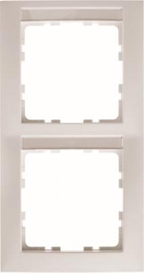 Berker 10128919 Rahmen mit Beschriftungsfeld 2Fach Senkrecht S.1 Polarweiß, Glänzend Berker 10128919 Rahmen mit Beschriftungsfeld 2Fach Senkrecht S.1 Polarweiß, Glänzend