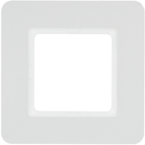 Berker 10116189 Rahmen 1Fach, Berker Q.7, Polarweiß Samt Berker 10116189 Rahmen 1Fach, Berker Q.7, Polarweiß Samt