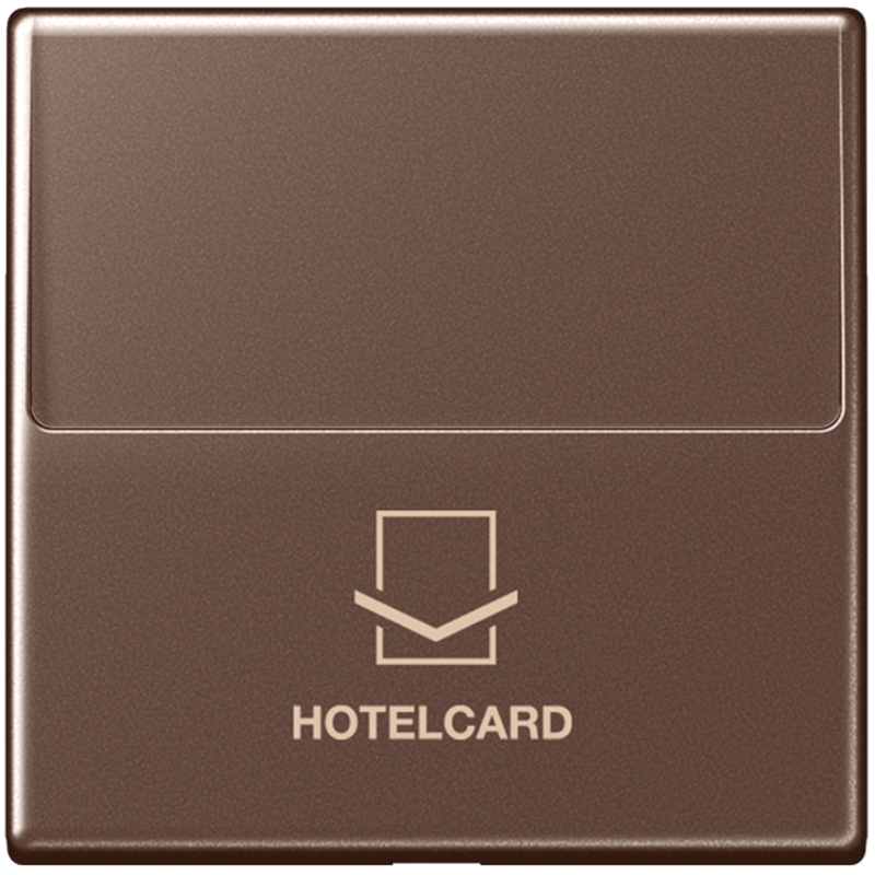 JUNG A590CARDMO Hotelcard-Schalter Mokka