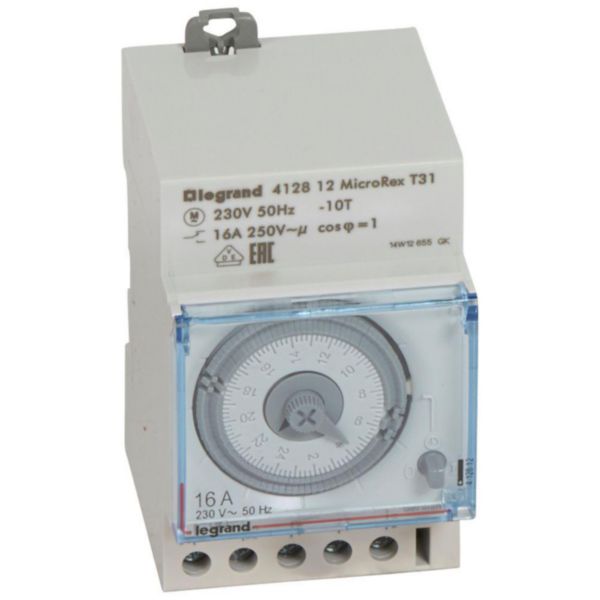 Legrand MicroRex Tagesschaltuhr T31 230V Legrand MicroRex Tagesschaltuhr T31 230V