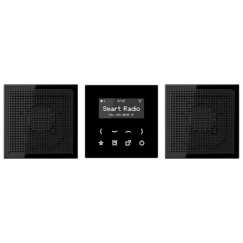 JUNG RADLS928SW Smart Radio Set-Stereo Schwarz