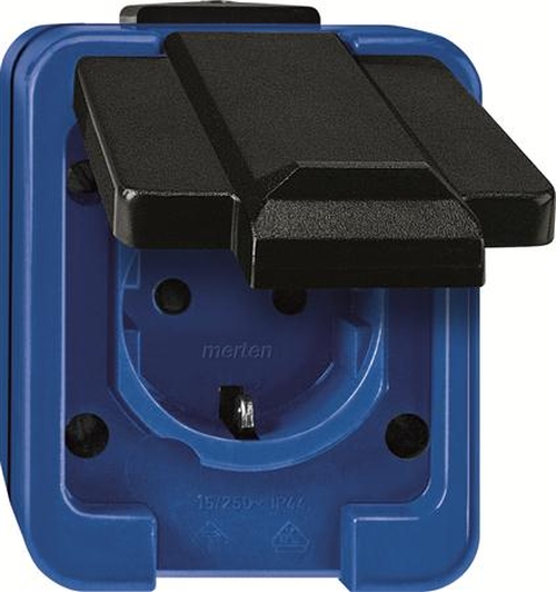 Merten 279075 Schuko-Steckdose Blau