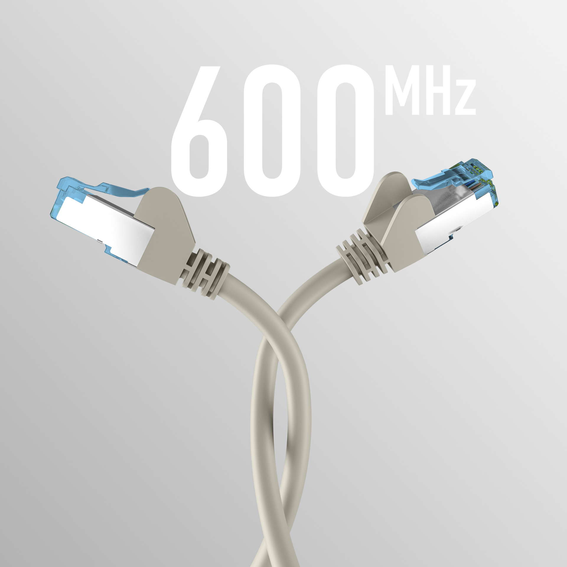 Patchkabel CAT.7  S-FTP/PIMF Grau 50m