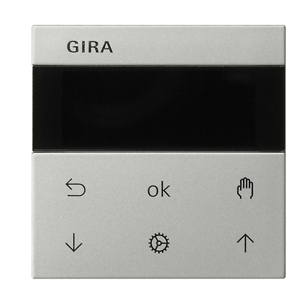 Gira 5366600 Jalousie- und Schaltuhr Display System 3000 Edelstahl Gira 5366600 Jalousie- und Schaltuhr Display System 3000 Edelstahl