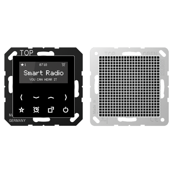 JUNG RADA518AL Smart Radio-Set Mono Aluminium